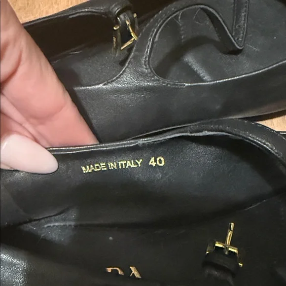 Prada Women's Black Leather Loafers - Picture 2 of 3